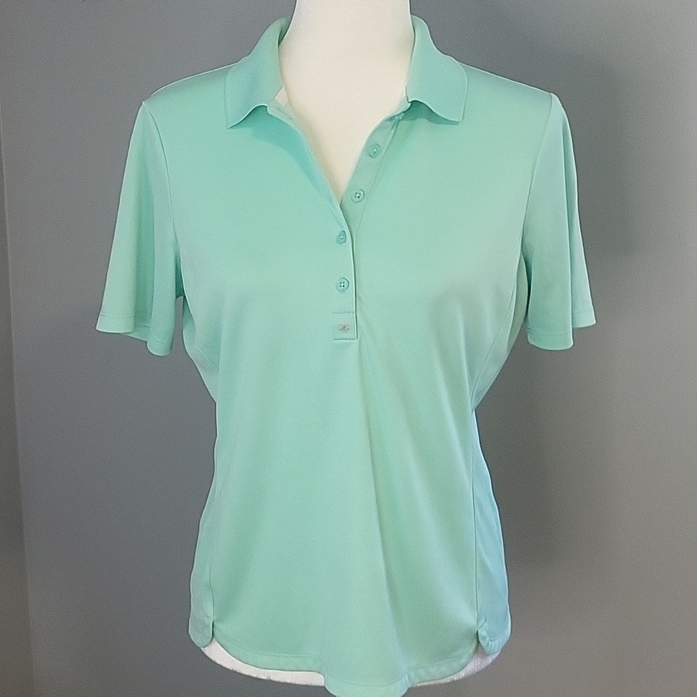 IZOD Golf Women's Mint Green Golf Polo - Size M